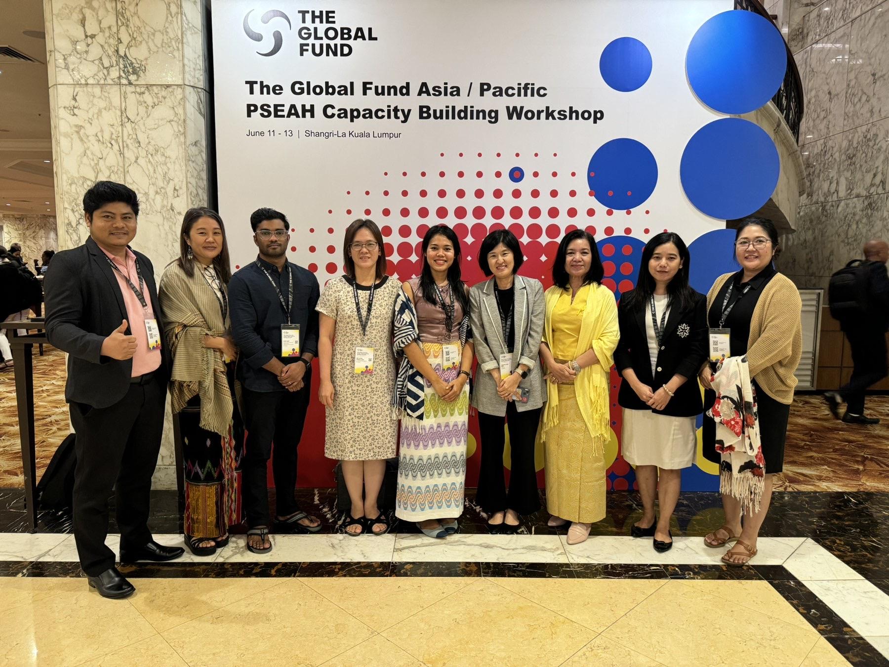 PSEAH focal points from ARHC and its partners at the regional capacity-building workshop in Kuala Lumpur, Malaysia. Photo: ARHC