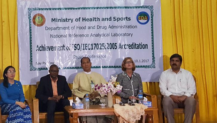 RAI supports ISO accreditation of FDA Myanmar